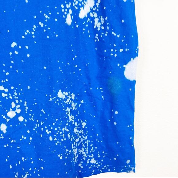 Custom Bleached Pompéi Italia Travel Tee Sz S - Picture 4 of 4